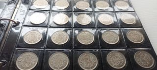 60 Monedas 50 y 5 Pesetas España Sin Circular