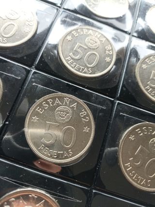 60 Monedas 50 y 5 Pesetas España Sin Circular