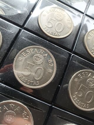 60 Monedas 50 y 5 Pesetas España Sin Circular