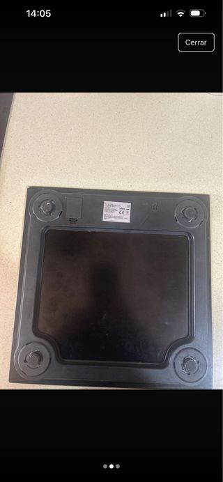 Báscula Ufesa Negra