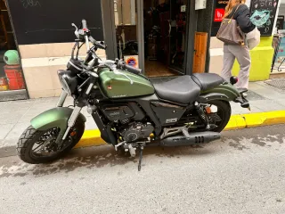 Macbor Rockster 410 - Moto Cruiser Verde