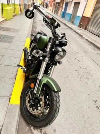 Macbor Rockster 410 - Moto Cruiser Verde