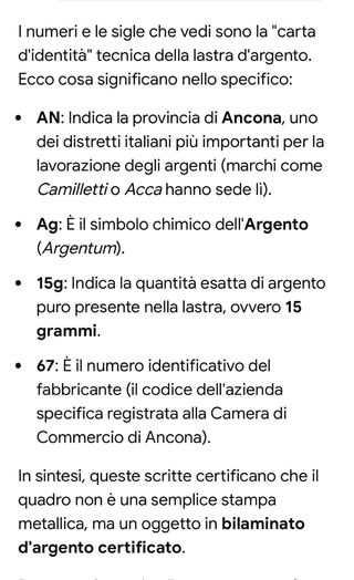 Quadro Sacro Madonna Bambino Argento