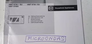 Microondas Bosch Combi Encastrable (Para Reparar)