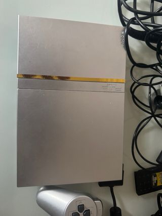 Ps2 Plata + 15 Juegos