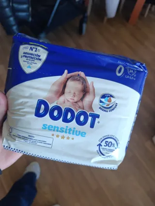 Pañales Dodot Talla 0 (1-2.5kg) se regalan
