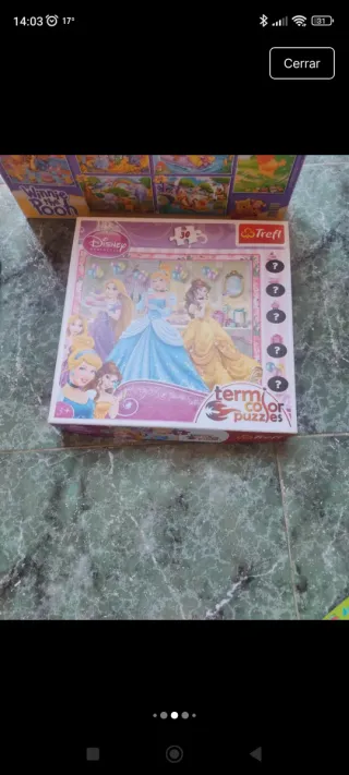 Lote 5 Puzzles Infantiles Disney