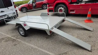 Remolque 750 kg rampas quad atv moto 1.60x3.00