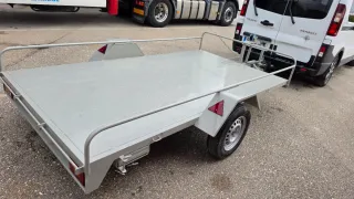 Remolque 750 kg rampas quad atv moto 1.60x3.00