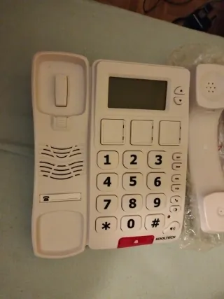 Teléfono Kooltech TE627 teclas grandes, alarma...