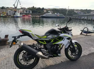 Kawasaki Z125 Naked Blanca/Negra/Verde