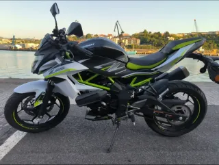 Kawasaki Z125 Naked Blanca/Negra/Verde