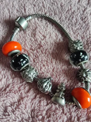 Pulsera Halloween Charms Estilo Pandora