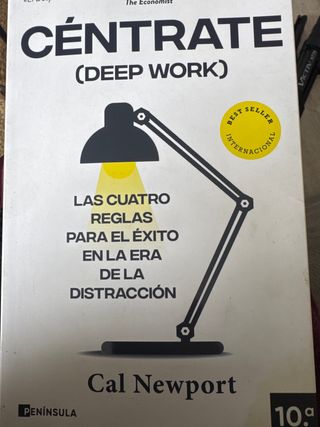 Libro Centrate DEEP WORK Cal Newport en español