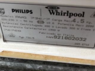 Lavadora Whirlpool Philips
