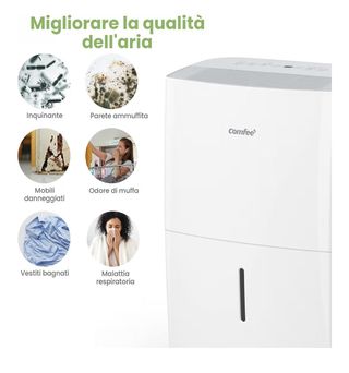 Deumidificatore COMFEE' 16L/24h