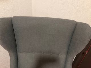 Sillón orejero Ikea gris