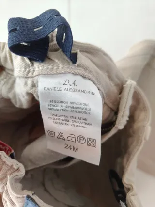 Pantaloni beige Daniele Alessandrini 24 mesi