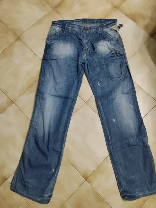 Jeans Replay Uomo Blu