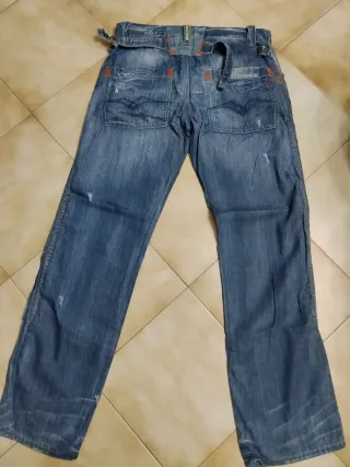 Jeans Replay Uomo Blu
