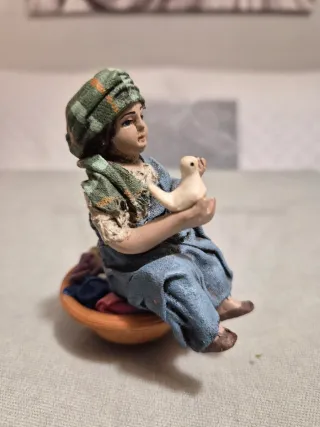 Figura belén niño con cometa