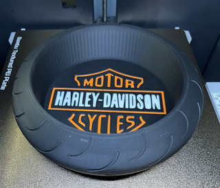 Cuenco Harley Davidson Diseño Neumático