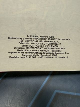 Mortadelo y Filemon Contra el Gang Del Chicharron, Magos del humor - Comic