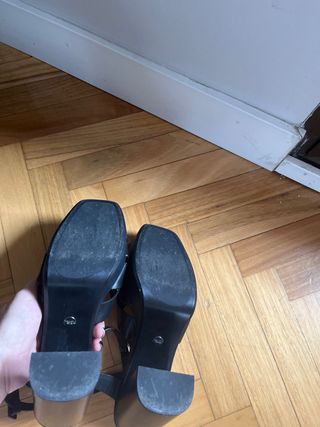 Sandalias tacón Zara Talla 39