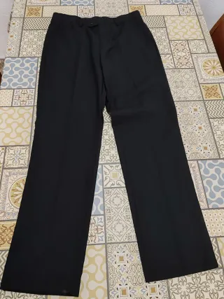 Traje de vestir negro hombre