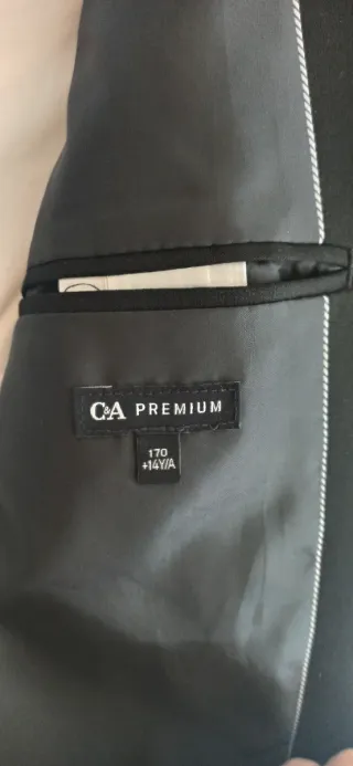 Traje de vestir negro