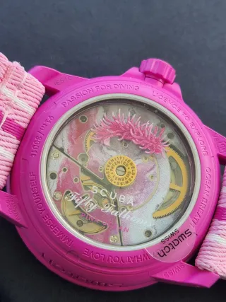 Swatch x Blancpain Pink Ocean Nuovo