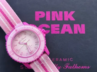 Swatch x Blancpain Pink Ocean Nuovo