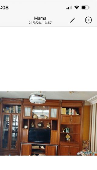 Mueble de salón de cerezo