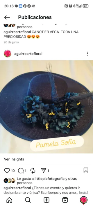 Pamela/Tocado personalizados