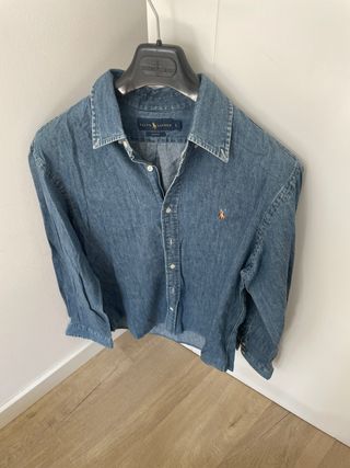 Camisa Vaquera Ralph Lauren Talla L tejano suave