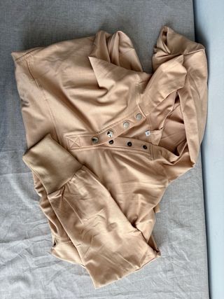 Sudadera premamá y lactancia SHEIN beige