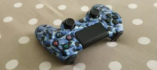 Mando PS4 Personalizado Dinosaurios Azul