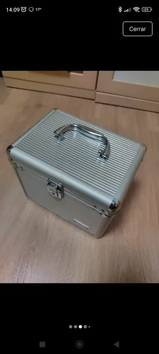 Maletín de aluminio con películas