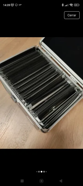 Maletín de aluminio con películas