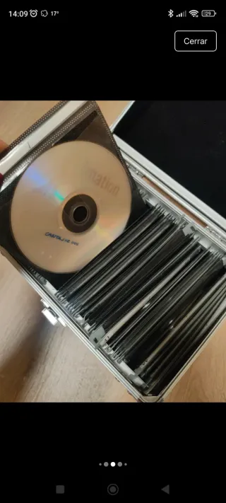 Maletín de aluminio con películas