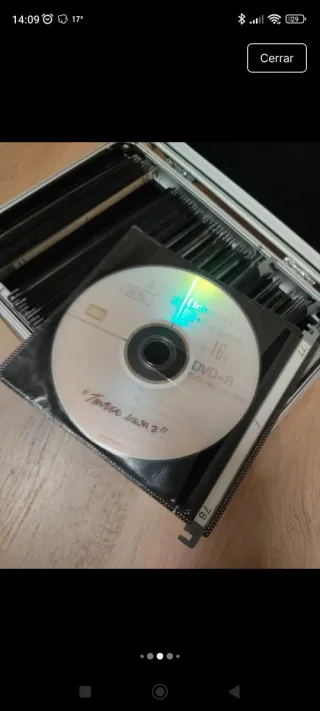 Maletín de aluminio con películas