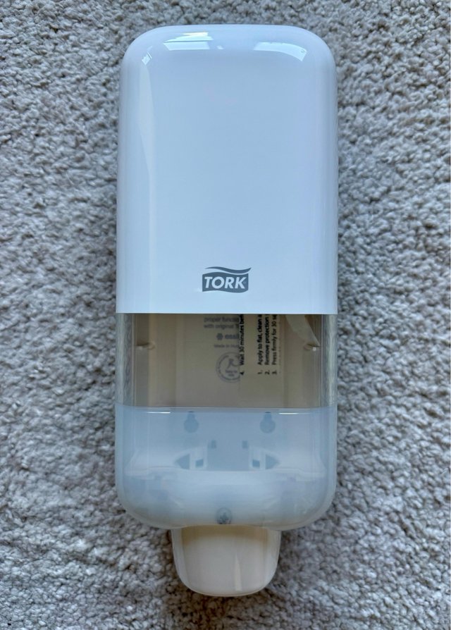NUEVO 6 Dispensadores Jabón TORK S4 Blanco Pared