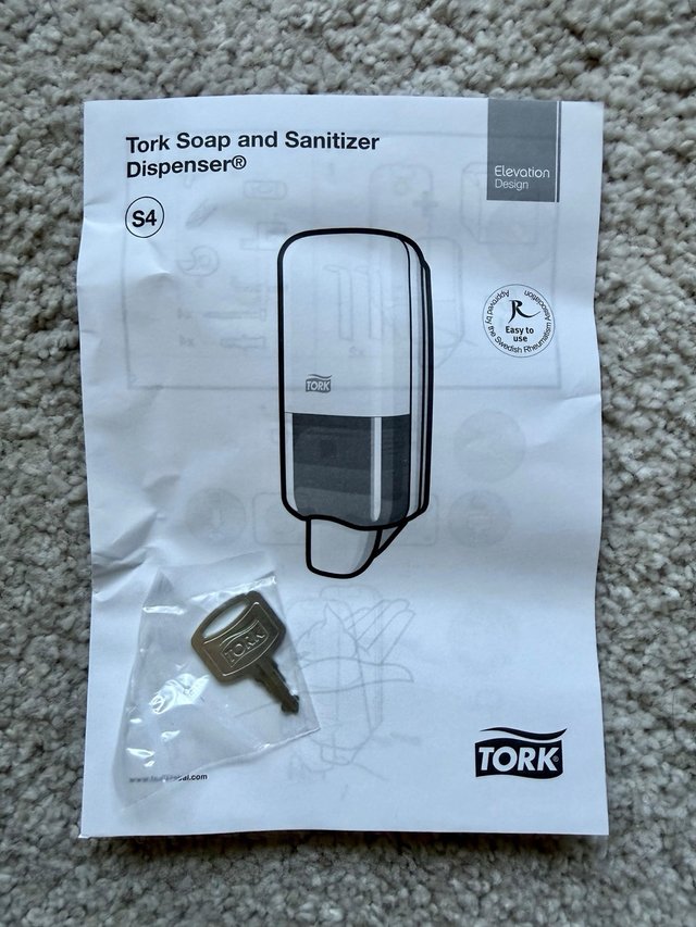 NUEVO 6 Dispensadores Jabón TORK S4 Blanco Pared