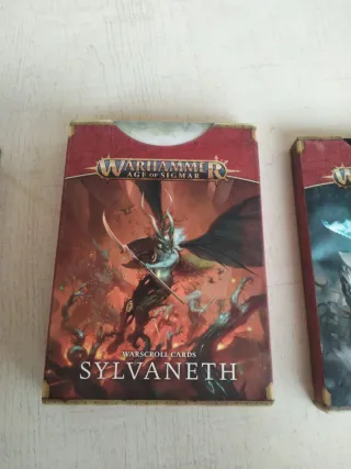 Lote Cartas Warscroll Warhammer Age of Sigmar