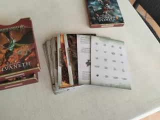 Lote Cartas Warscroll Warhammer Age of Sigmar