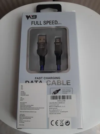 Cable USB a Micro USB WB Full Speed Led