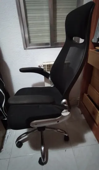 Silla ergonómica SONGMICS negra