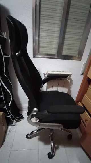 Silla ergonómica SONGMICS negra