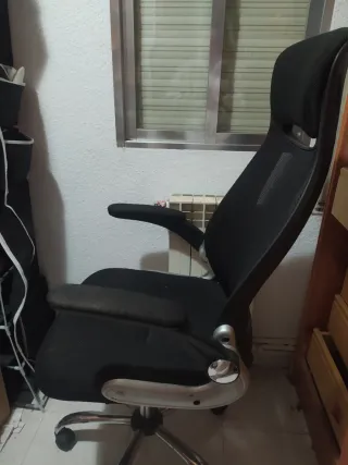 Silla ergonómica SONGMICS negra
