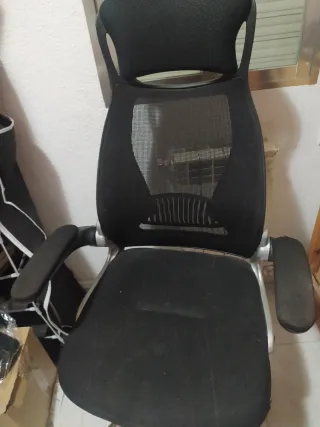 Silla ergonómica SONGMICS negra